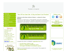 Tablet Screenshot of greenachiever.co.uk